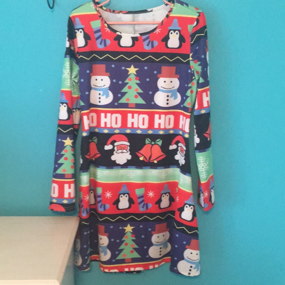 Ugly Christmas sweater dress
